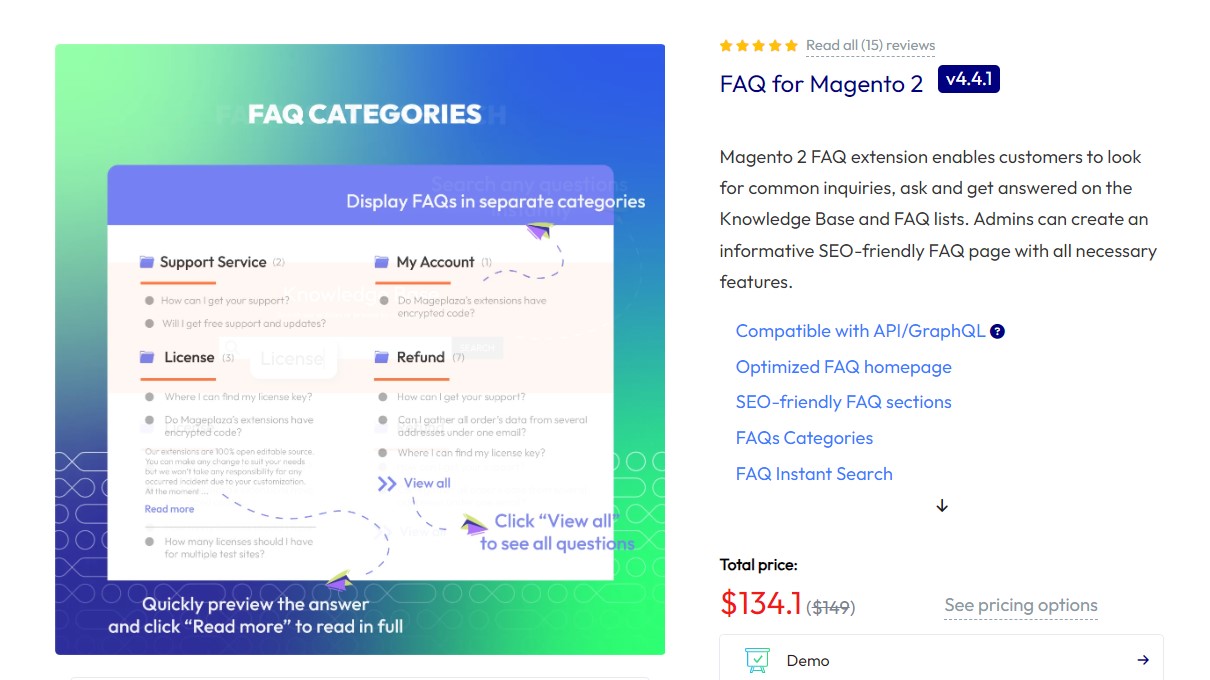 Magento 2 faq extension free & paid: faq for Magento 2 by Mageplaza