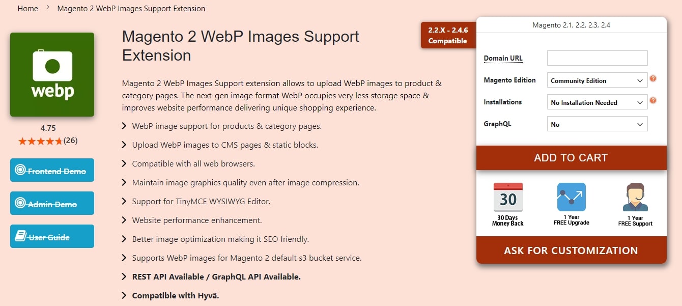 Magento 2 WebP Images Support Extension by MageComp