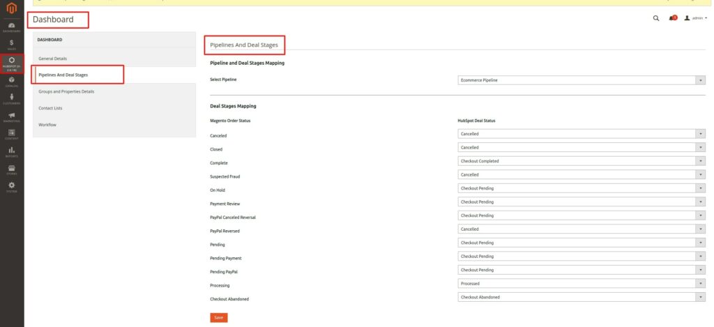 magento hubspot integration