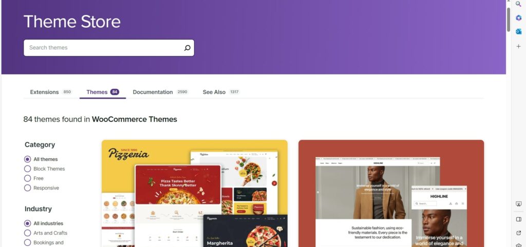 woocommerce themes