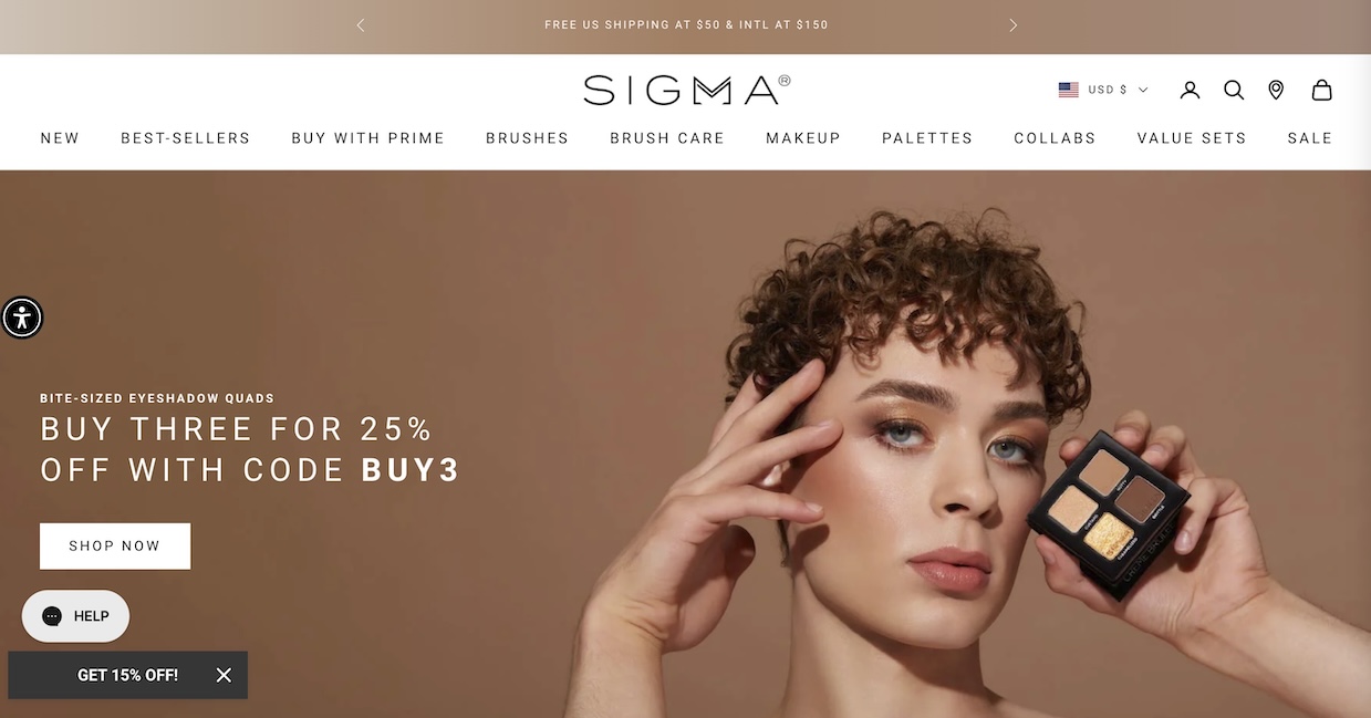 Sigma's website