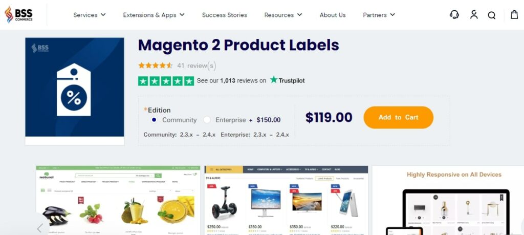 magento 2 product labels