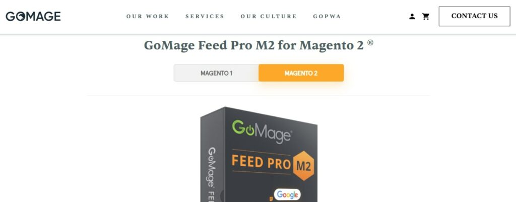 GoMage Feed Pro extension for Magento 2