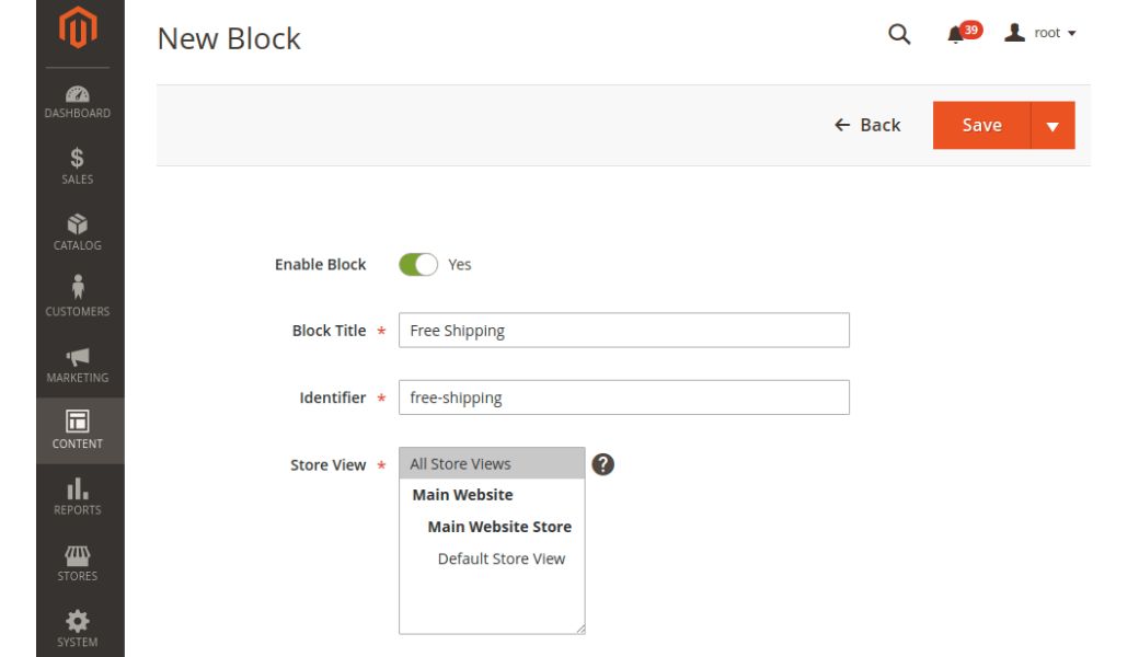 Add details to the new block in Magento 2 dashboard