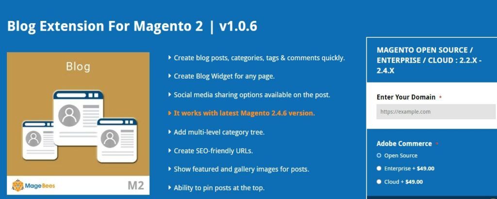 Magento 2 Blog Extension by MageBees