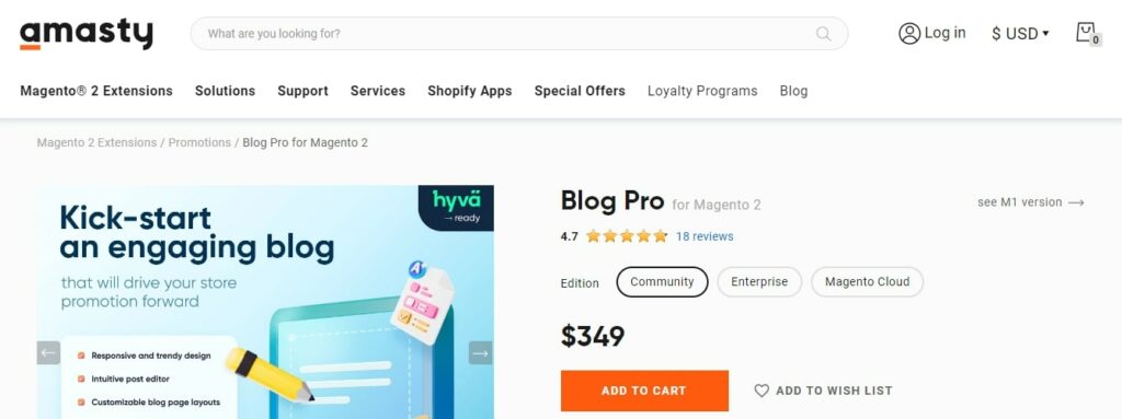 Blog Pro for Magento 2 Amasty