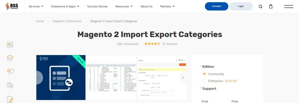 Magento 2 Import Export Categories BSS Commerce