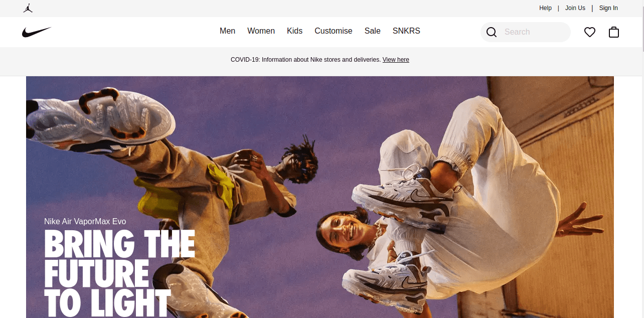 Nike has built a customized and omnichannel shopping experience on Magento