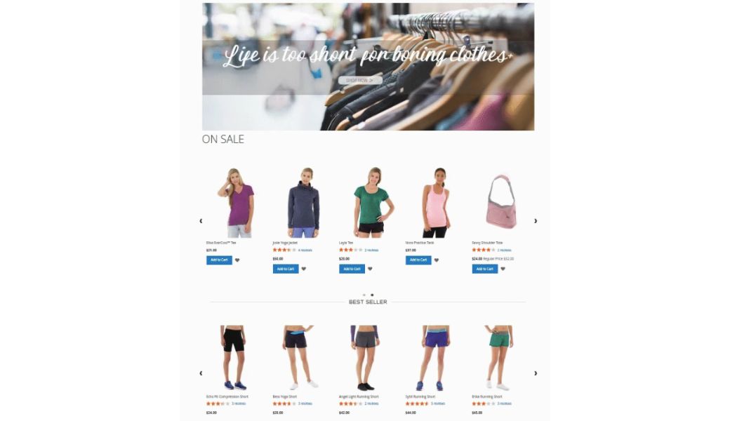 BSS Commerce's product widget slider extension