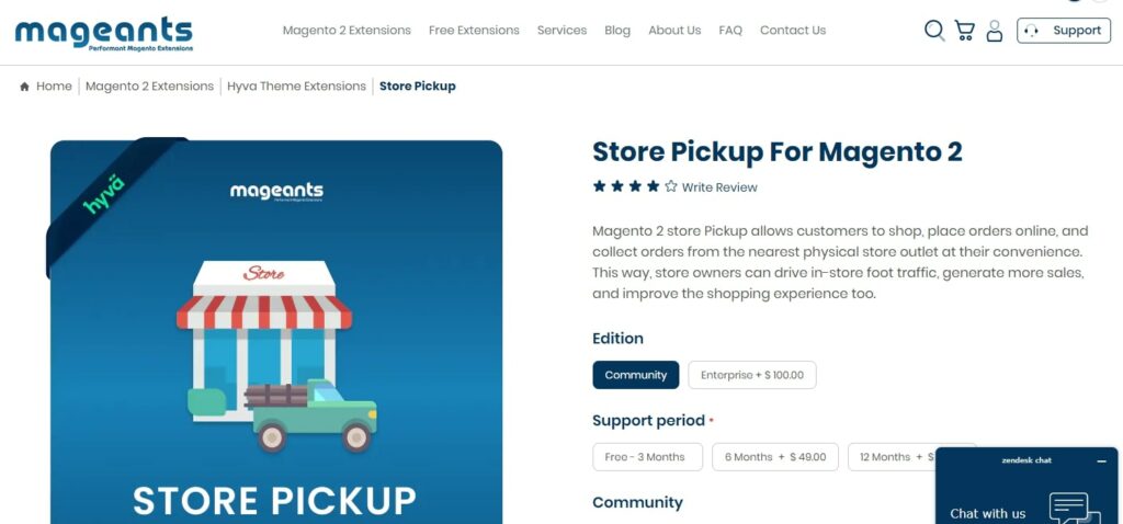 Magento 2 Store Pickup Extension - MageAnts