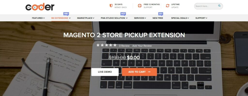 Magento 2 Store Pickup Extension Landofcoder