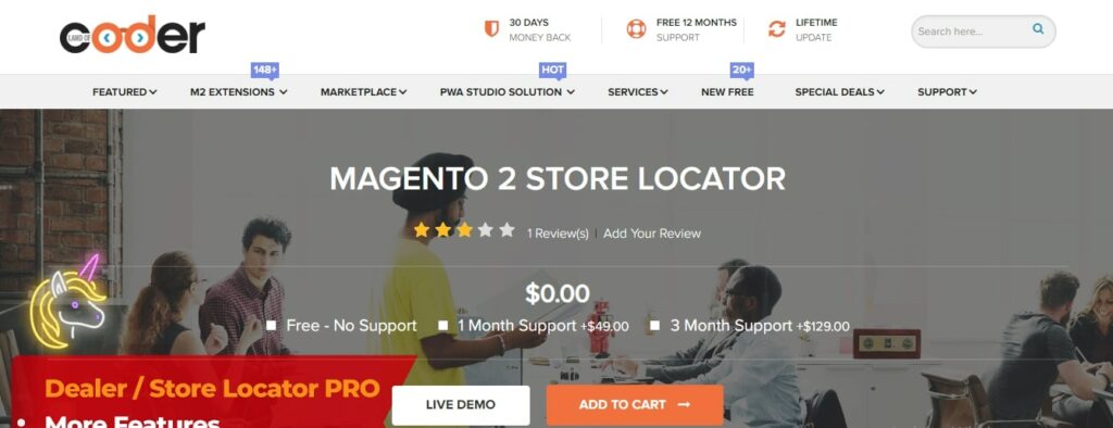 Magento 2 Store Locator Extension Free by Landofcoder