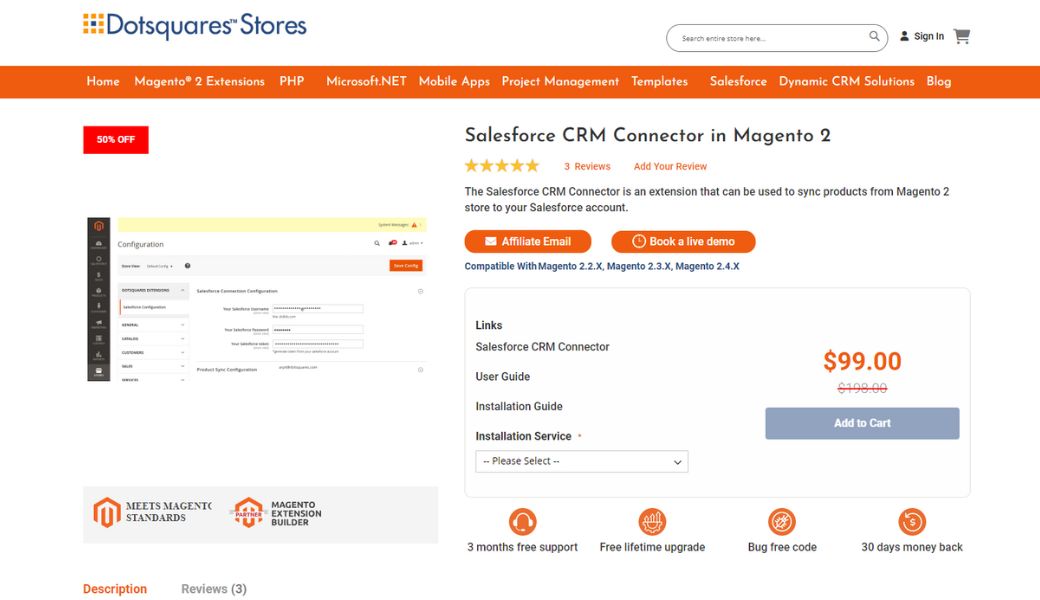 Magento Salesforce integration extension - Dotsquares