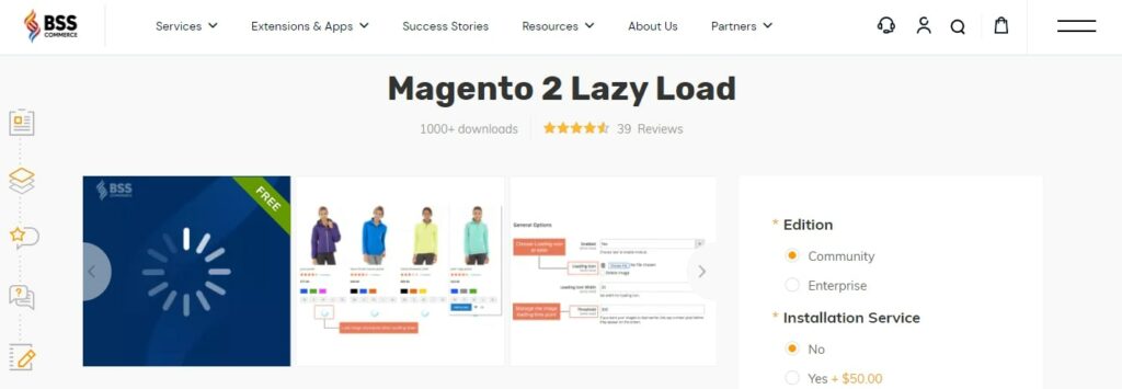 Free Magento 2 Lazy Load Extension BSS Commerce