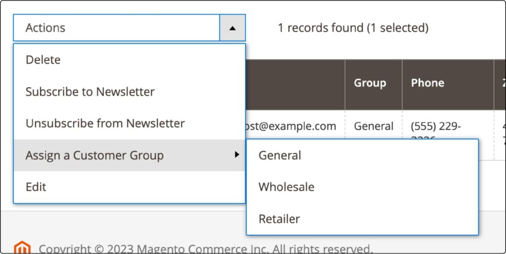  Assign Customers to Groups magento