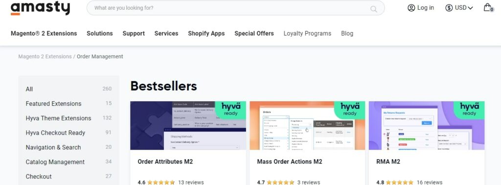 Order Management Extensions by Amasty