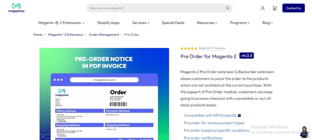 Pre Order for Magento 2 Extension Mageplaza