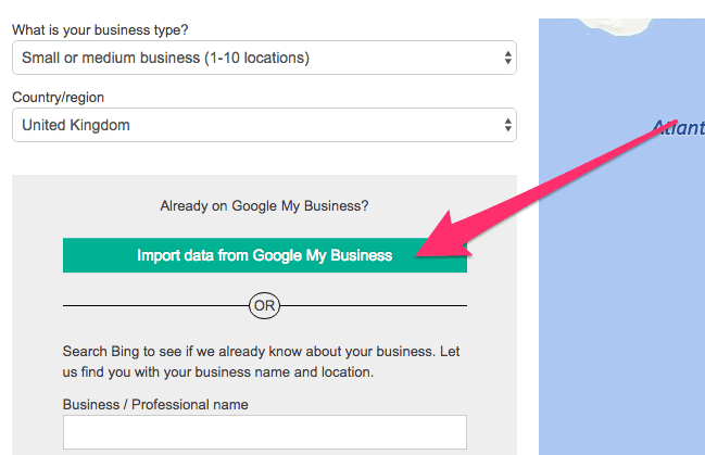 enlist your business on bing