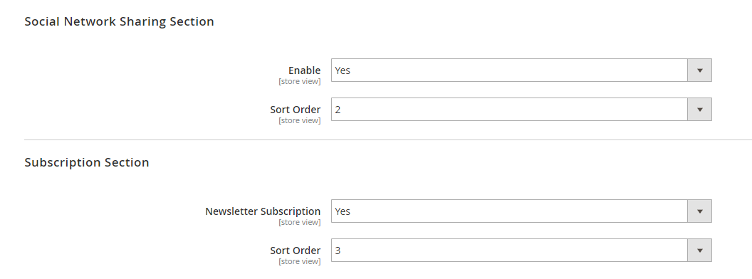 Subscription Section Magento 2 Checkout Success Page 