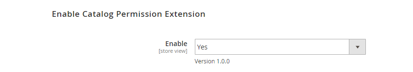 Enable Magento Customer Catalog Permission Extension