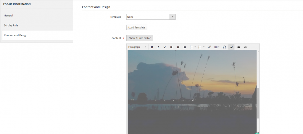 content-edit-magento-2-pop-up