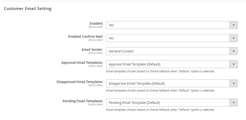 customer-email-setting