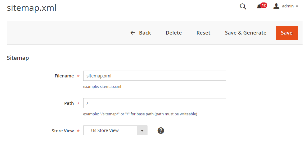 Edit and Delete Site Map