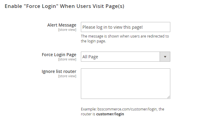 force login