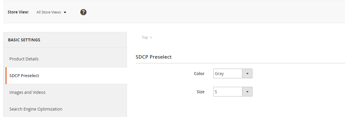 pre-select tab