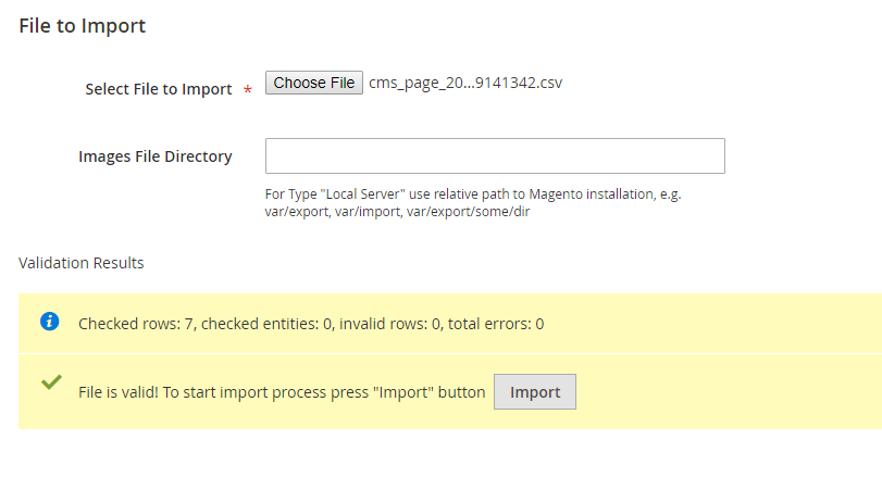 validate results