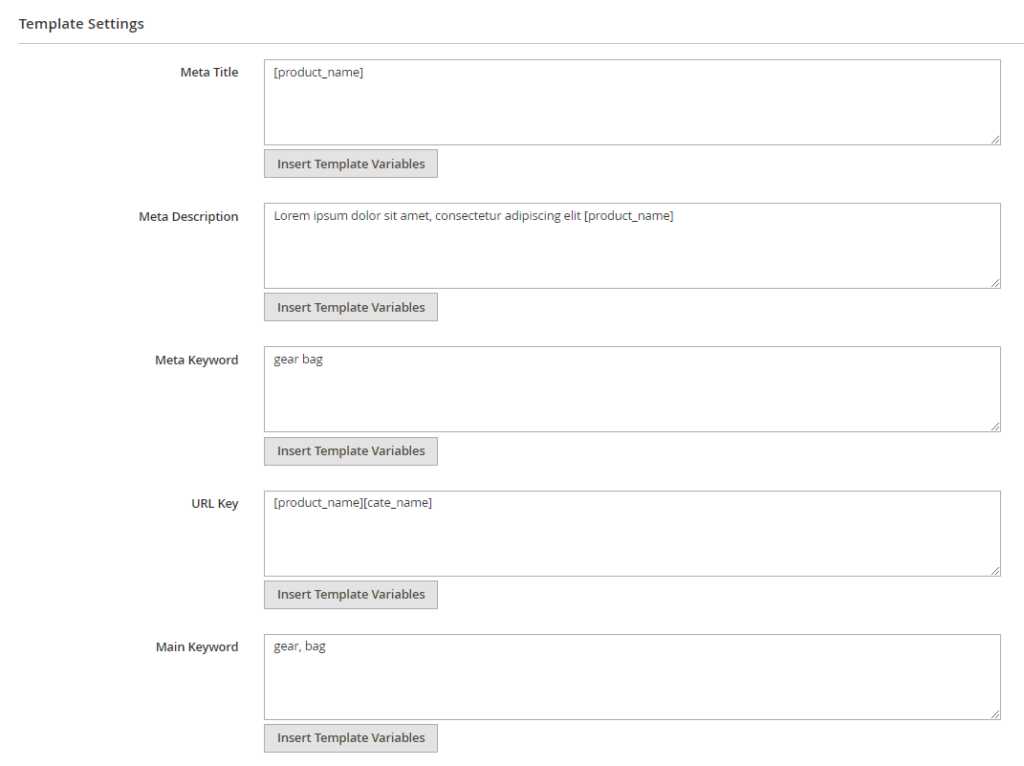 product meta template settings updated