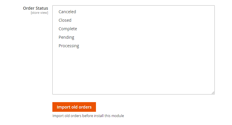 order status