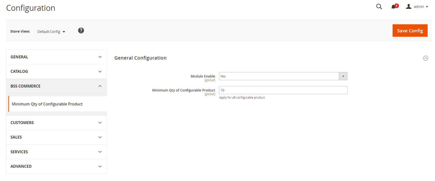 magneto 2 Minimum Qty of Configurable Product.