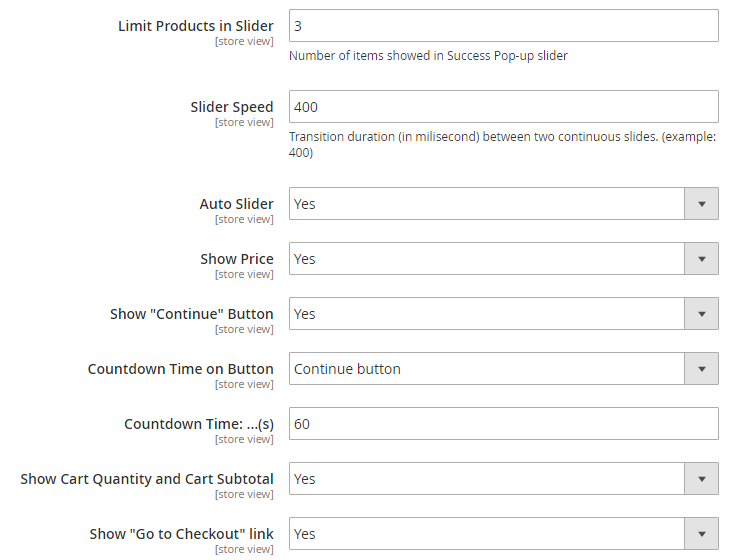 Set up display of Magento 2 Frequently Bought Together Popup