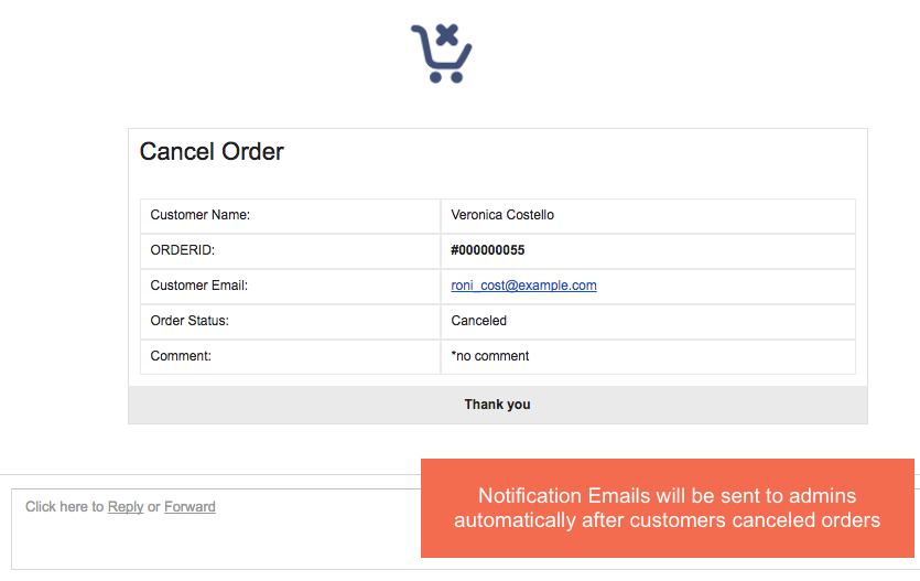 admin notification magento 2 Frontend Cancel Order Extension