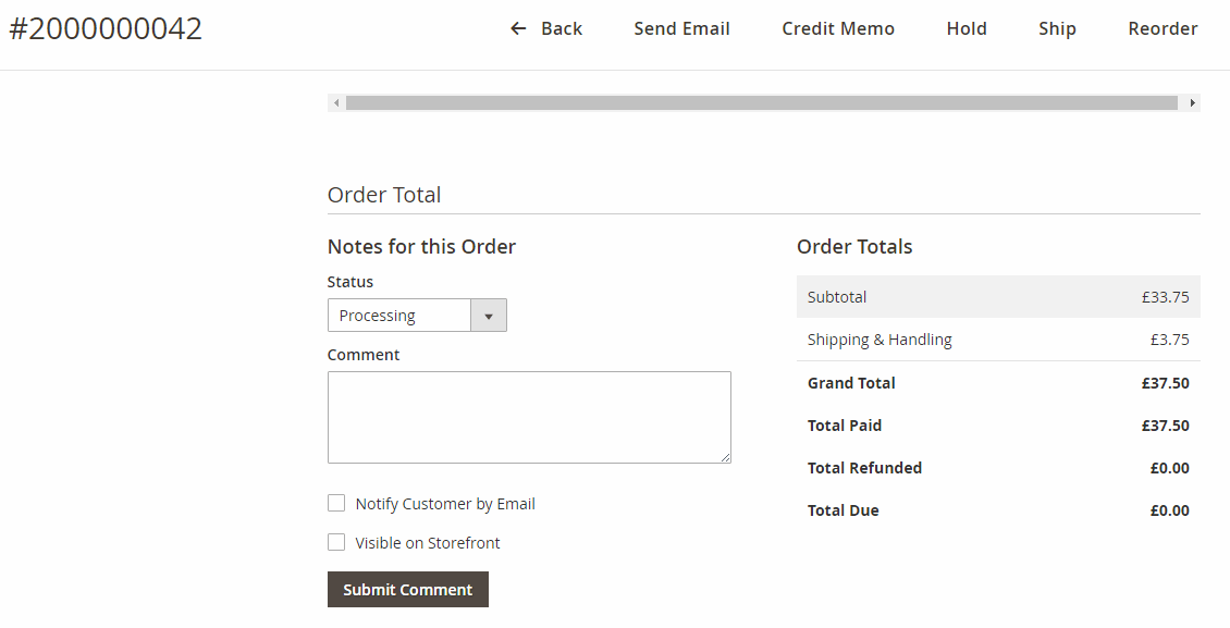 Show display currency used to checkout in the Order details of the backend