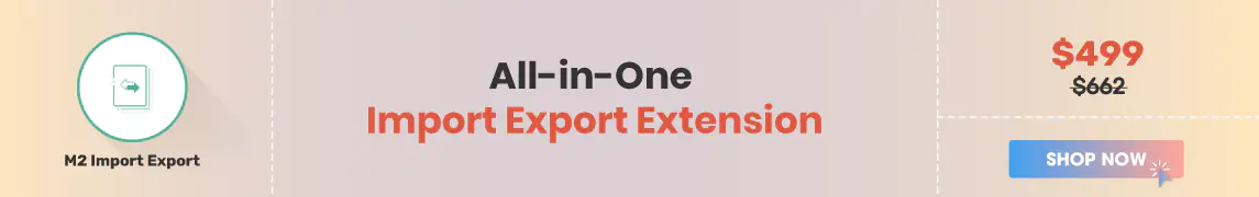 Import export extension magento 2 
