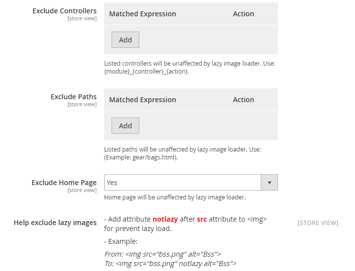 Magento 2 Lazy Load Image Extension controls the Magento extension effect on pages with ease