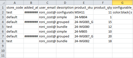Import products to the wishlist of Magento 2 website via a CSV file