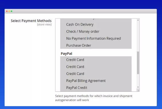 support-multiple-payment