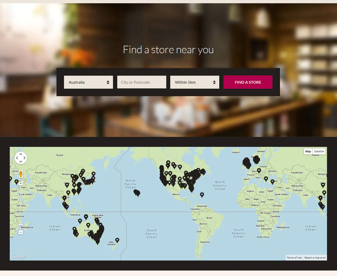 Magento Store Locator Extension-Customer search store locations