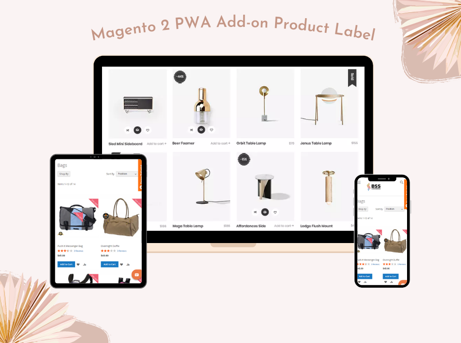 Magento 2 PWA Add-on Product Label