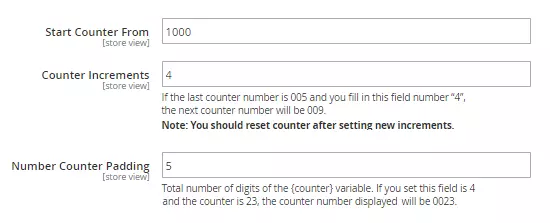 custom order number magento2-counter settings