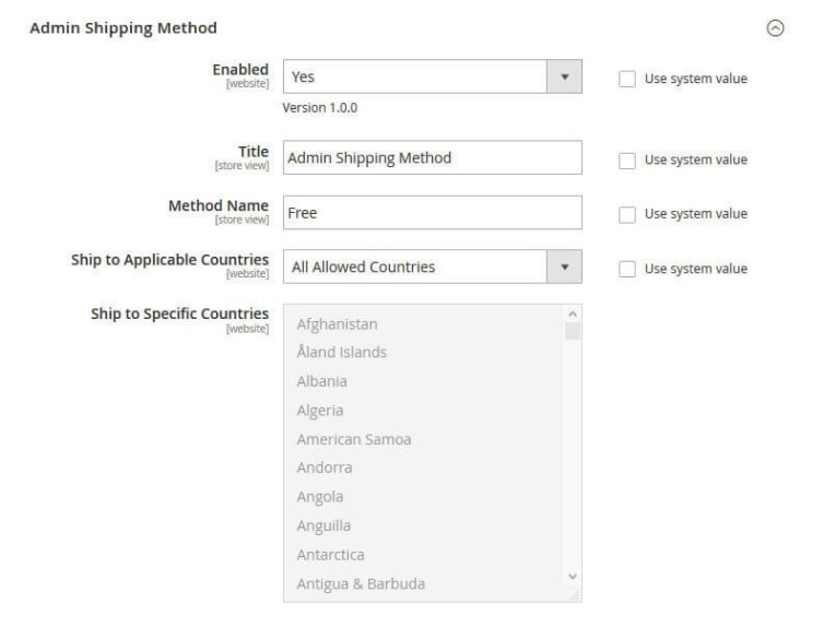 magento 2 shipping extension