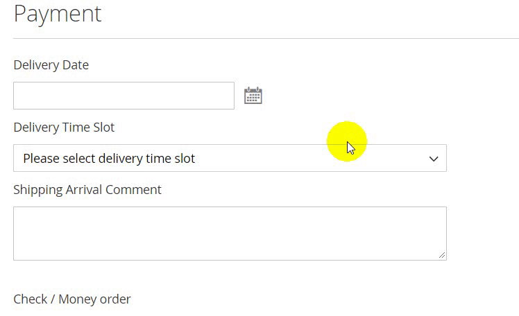 Order Delivery Date & Comment in Magento 2 Checkout