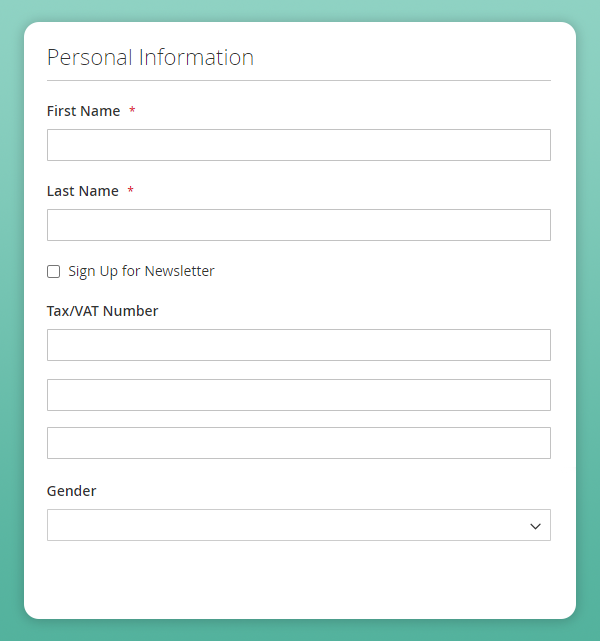 Magento 2 B2B Registration Form Extension