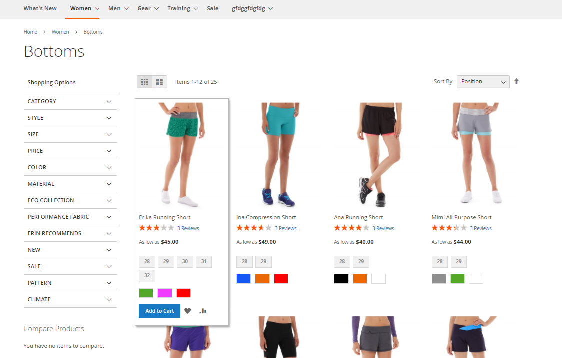 Dynamic content for Configurable Products on listing