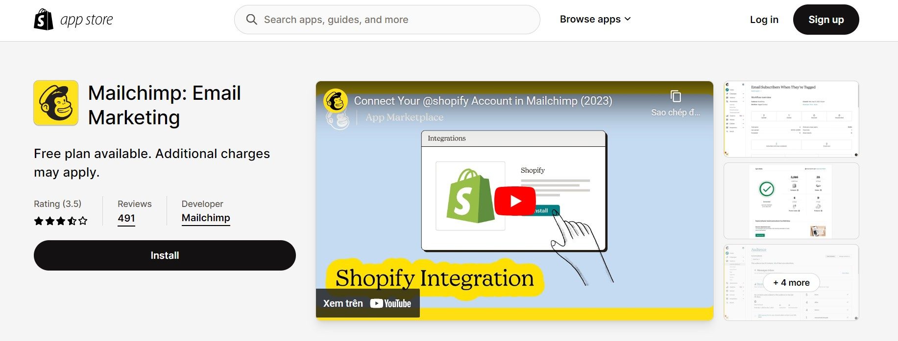 mailchimp to shopify