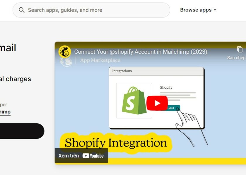 mailchimp to shopify