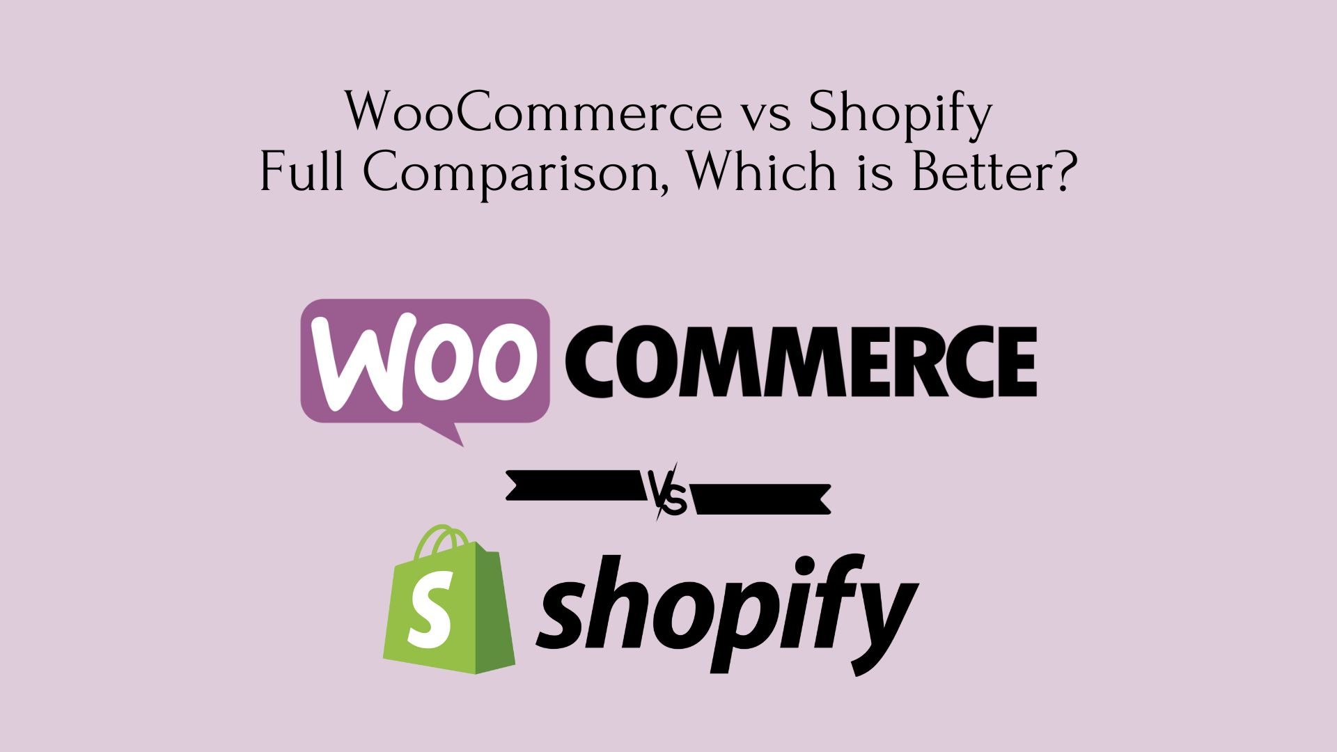 WooCommerce vs Shopify